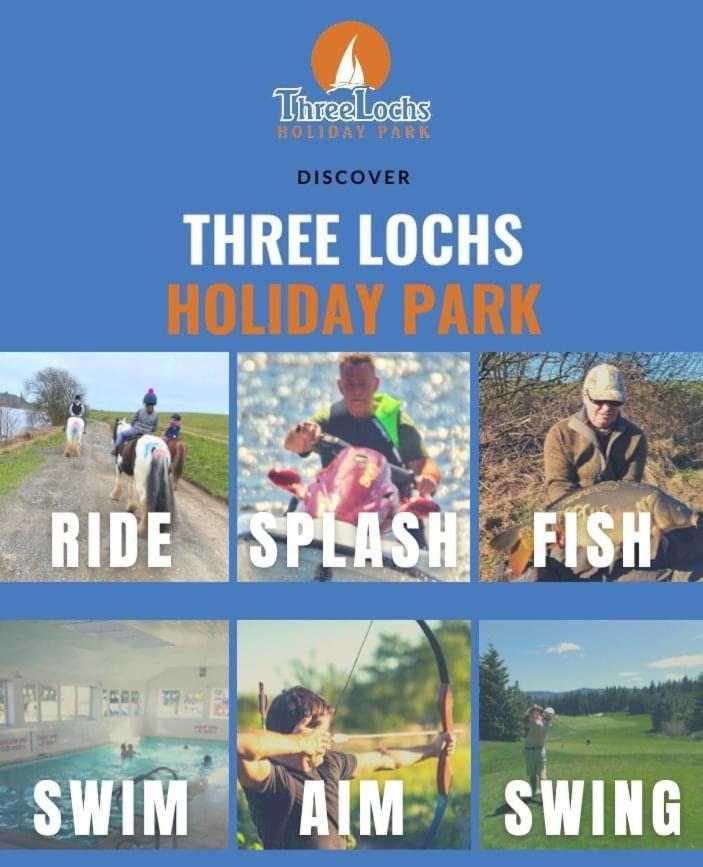 Three Lochs Holiday Caravan For Families And Couples Balminnoch المظهر الخارجي الصورة